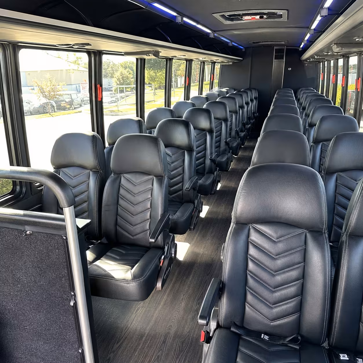 30 passenger minibus inside