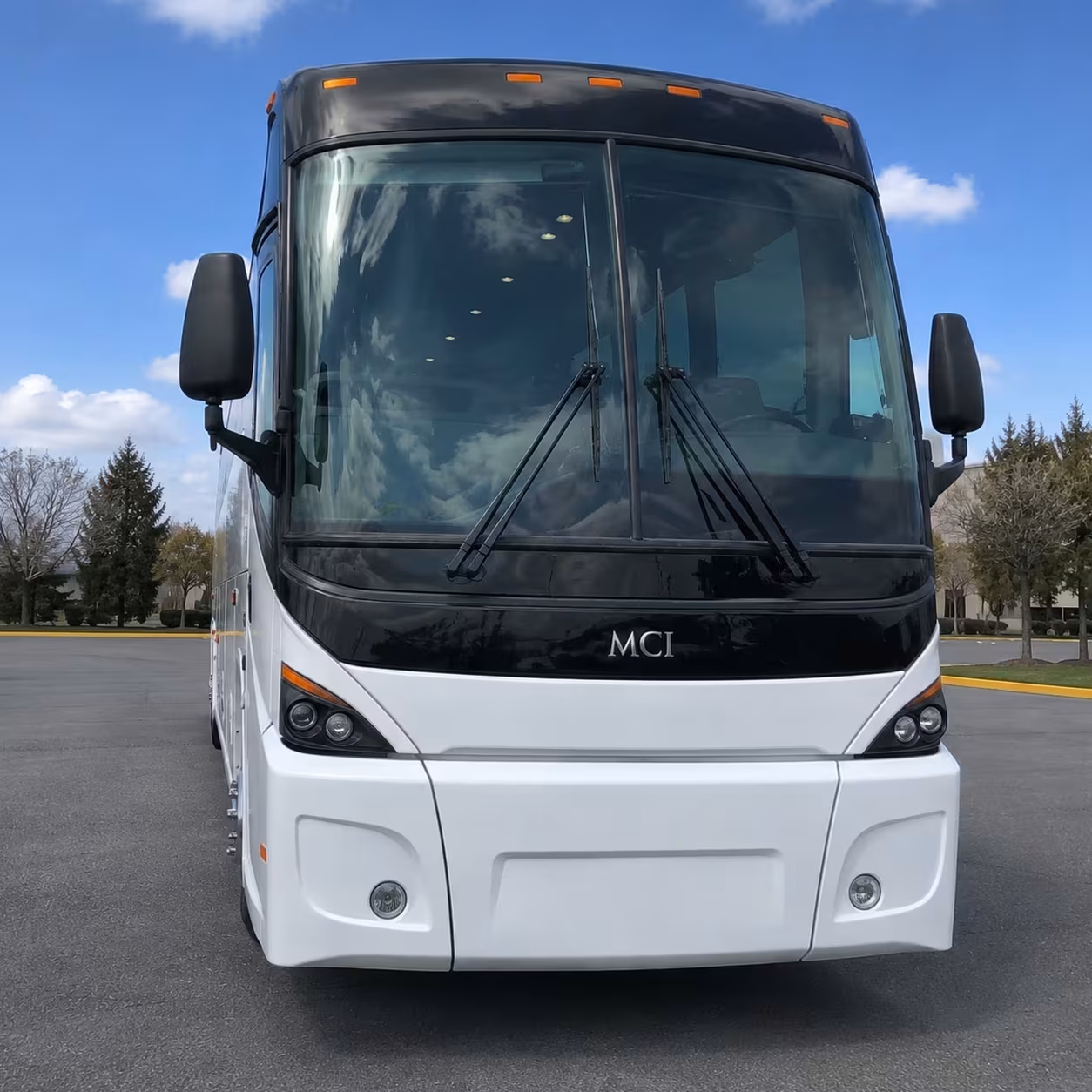 aerospace and healthcare commuter bus rentals in long beach