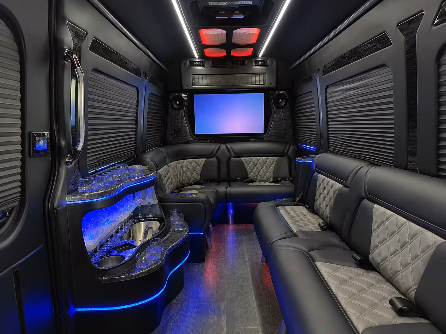 long beach wedding shuttle bus rentals