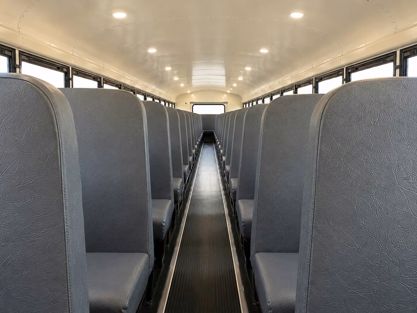 school bus inside