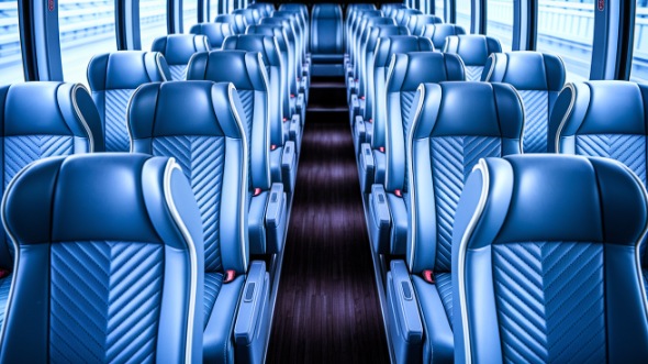 56 passenger charter bus interior long beach