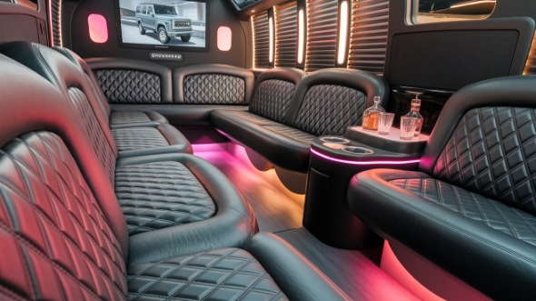 long beach sprinter limo rental inside